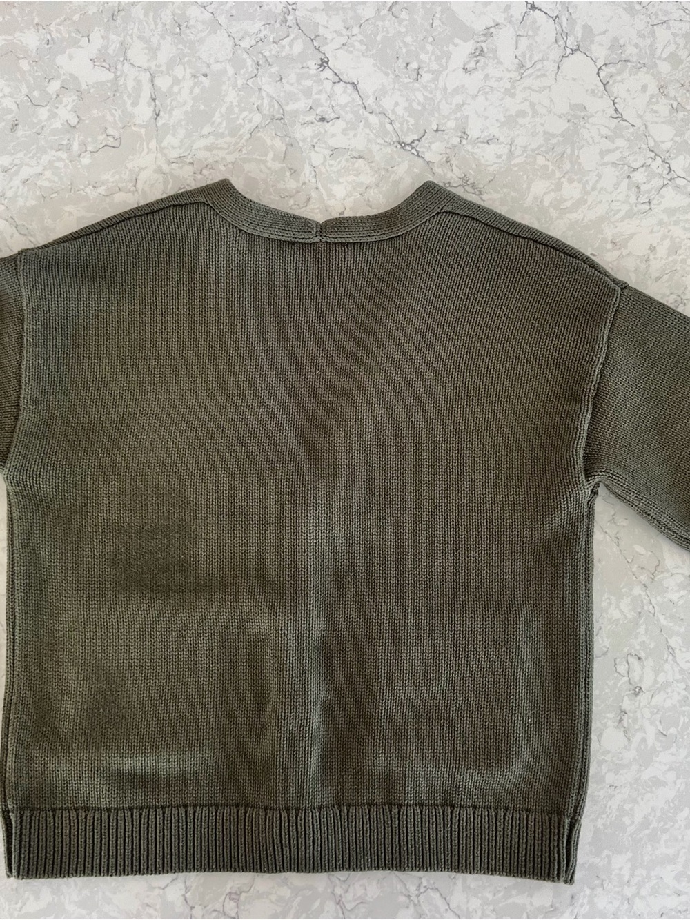 GAP Olive Green V-Neck Button Front Cardigan, NWT - Picture 10 of 11